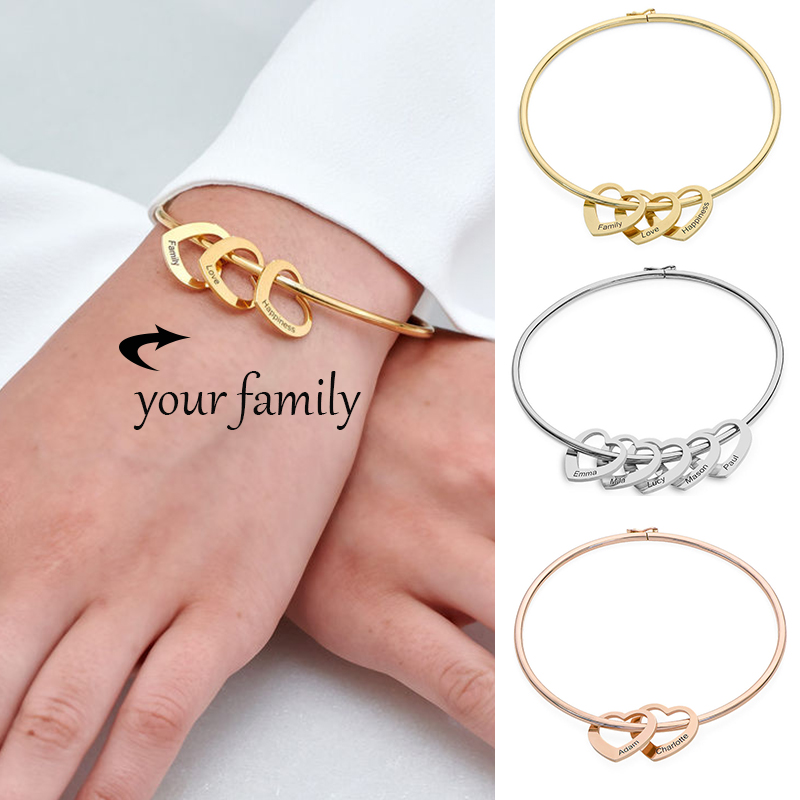 Customized Heart Charm Bracele - Women Fashion Name Ideas ulasan dan harga