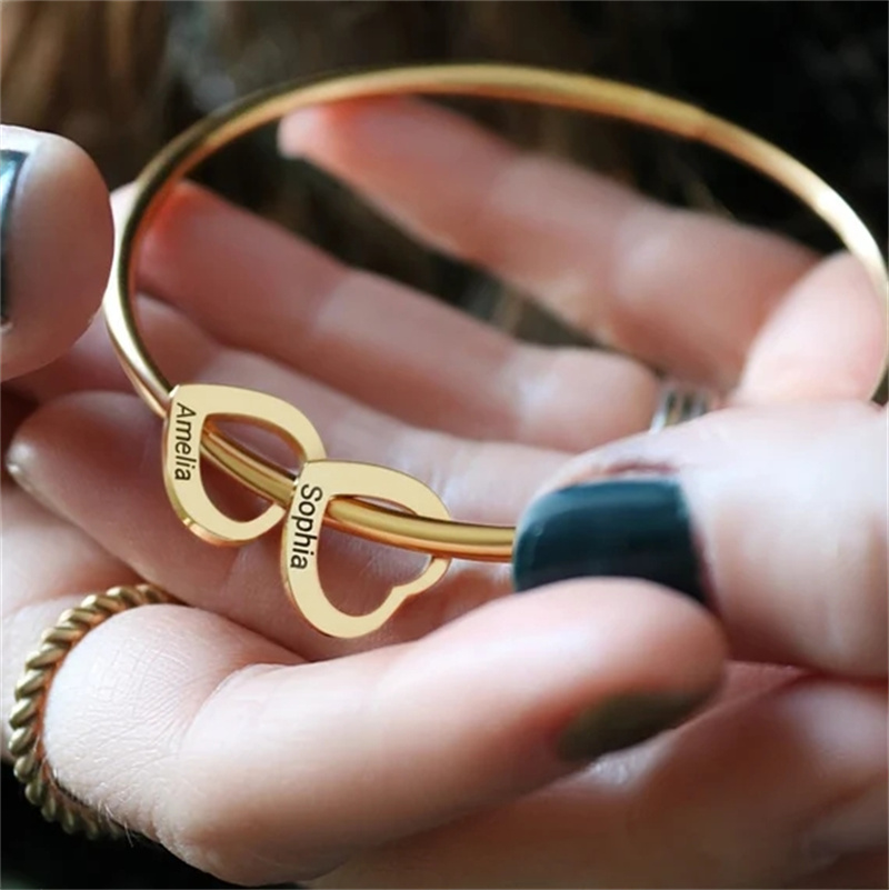 Customized Heart Charm Bracele - Women Fashion Name Ideas ulasan dan harga