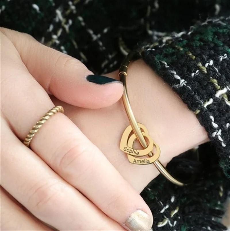 Customized Heart Charm Bracele - Women Fashion Name Ideas ulasan dan harga