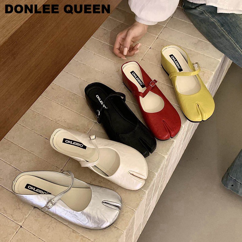 Women Tabi Ninja Slippers Bran - Women Queen Fashion ulasan dan harga