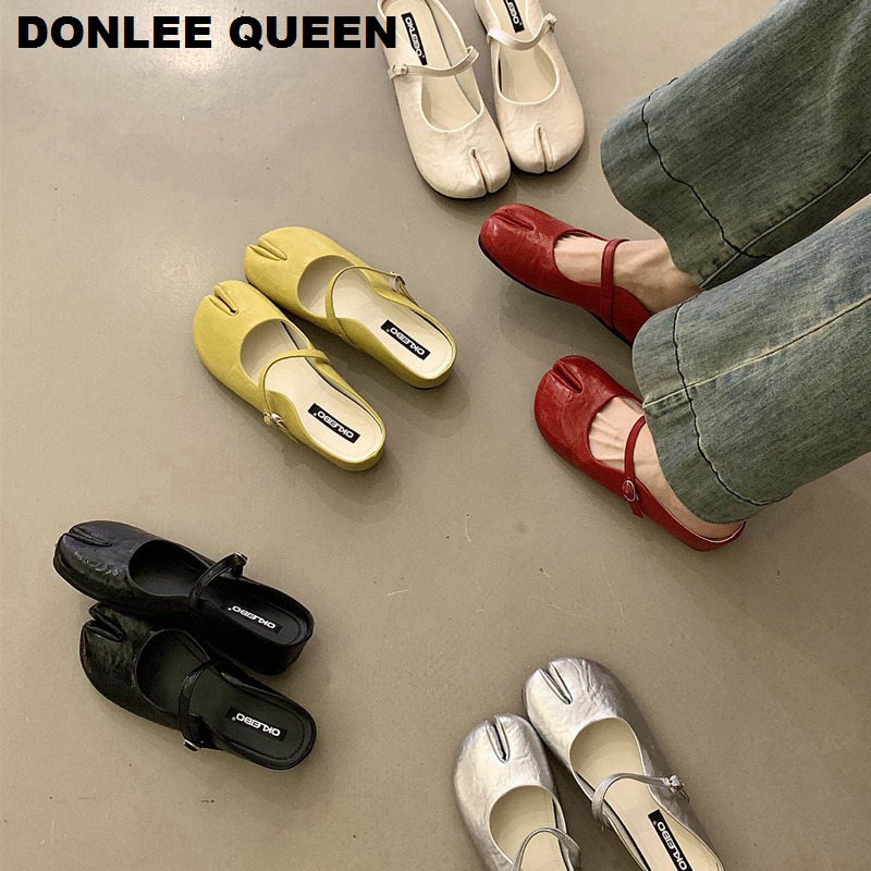 Women Tabi Ninja Slippers Bran - Women Queen Fashion ulasan dan harga