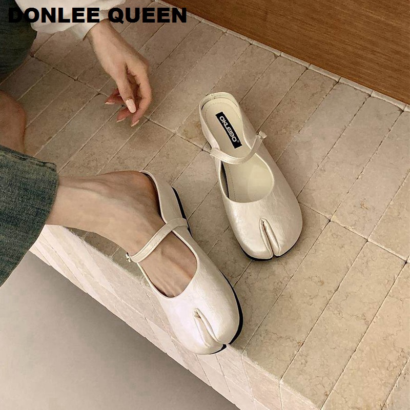 Women Tabi Ninja Slippers Bran - Women Queen Fashion ulasan dan harga