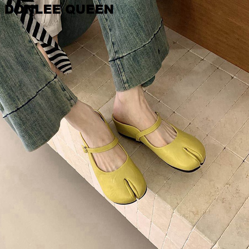 Women Tabi Ninja Slippers Bran - Women Queen Fashion ulasan dan harga