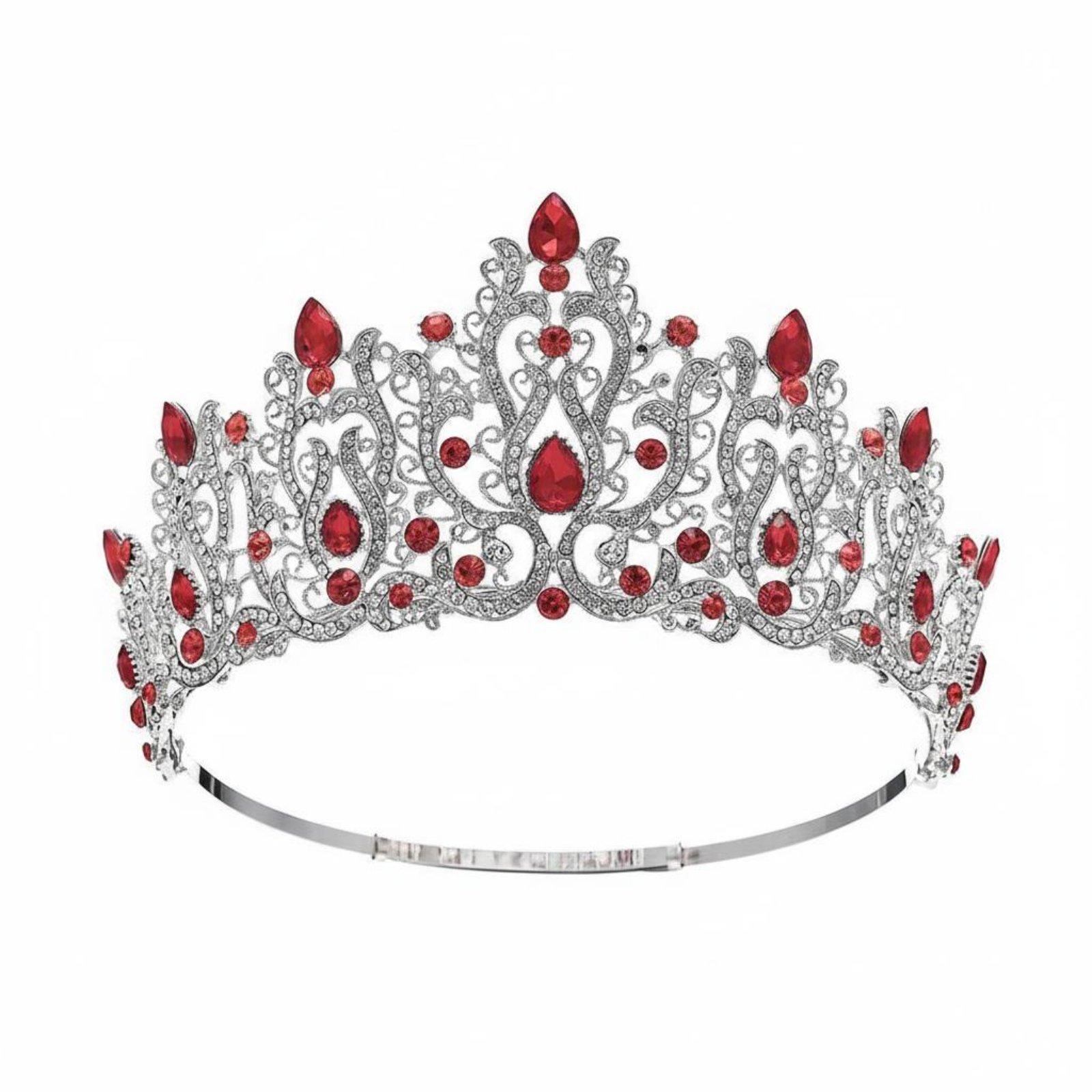 Crystal Pageant Crown Encruste - Women Queen Fashion ulasan dan harga