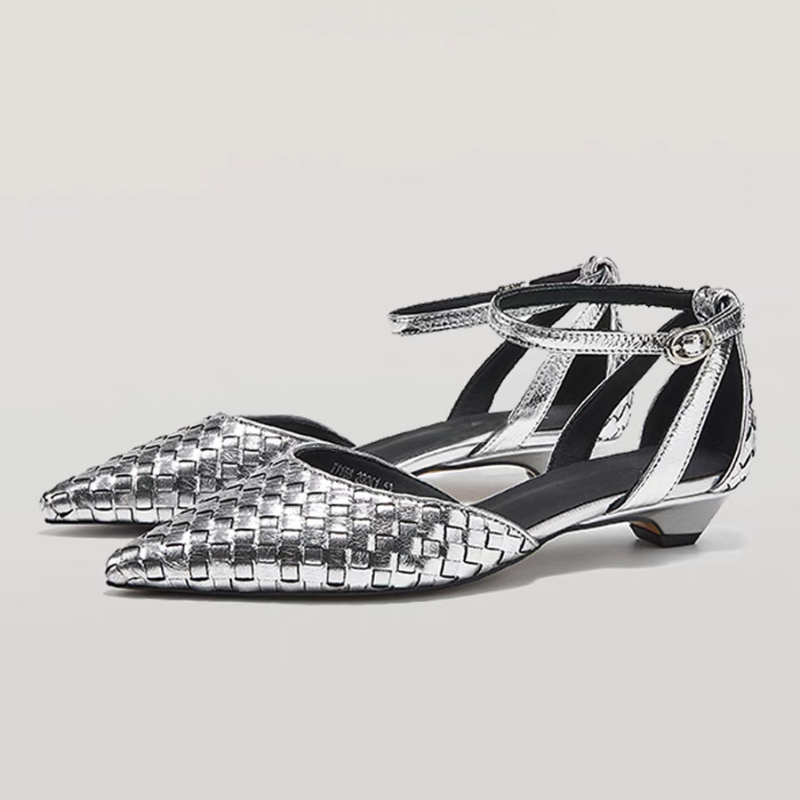 Pointed Toe Low Heels Women El - Women'S Fashion Brand Shoes ulasan dan harga