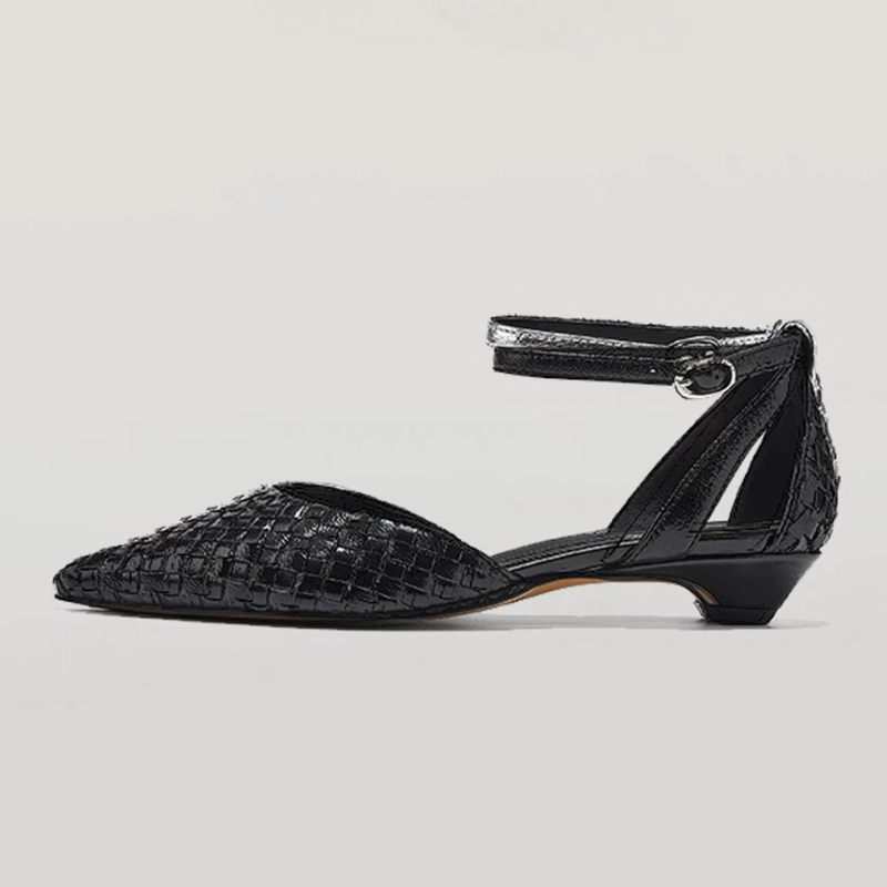 Pointed Toe Low Heels Women El - Women'S Fashion Brand Shoes ulasan dan harga