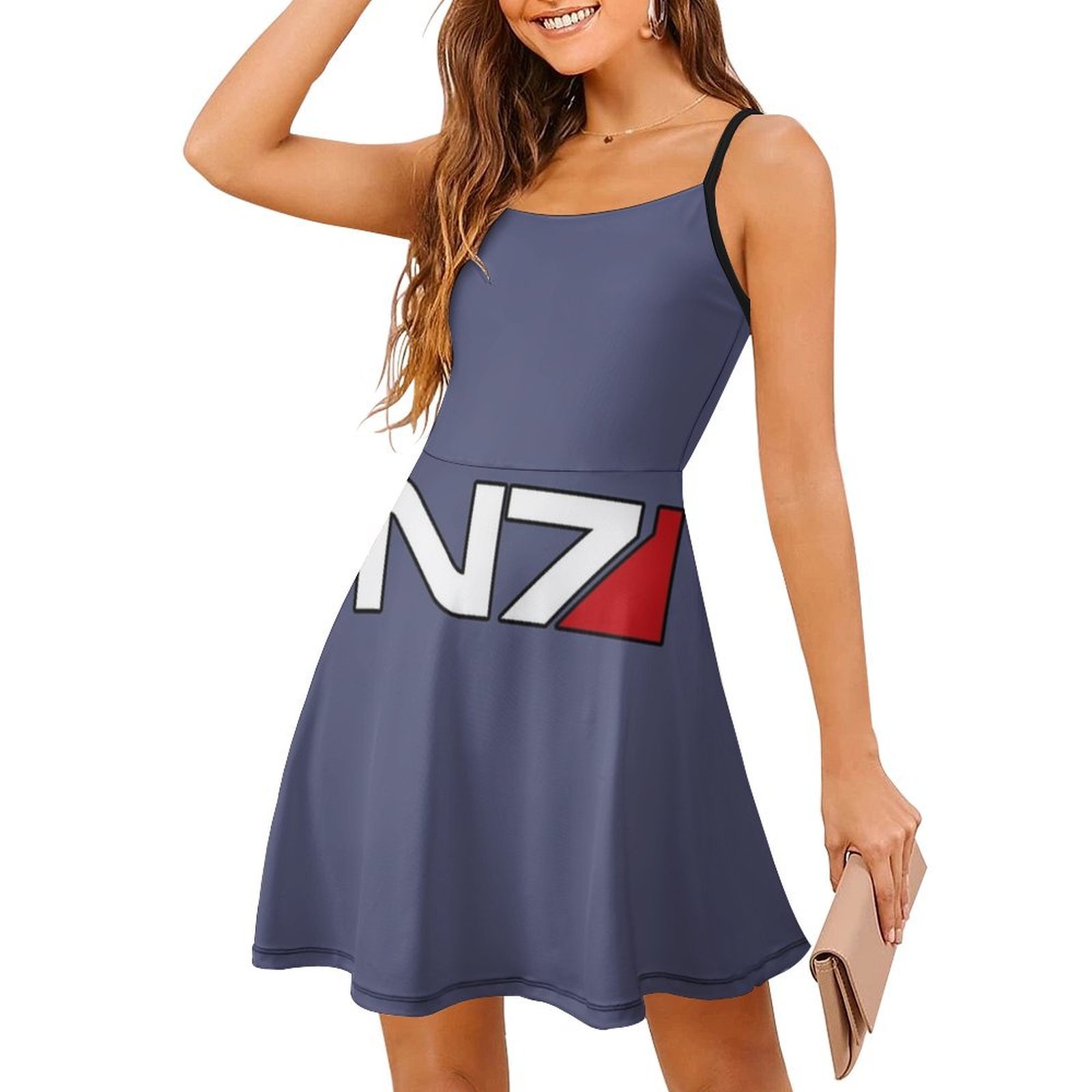 N7 Logo Floral Smock Dress For - Smocked Dress Women ulasan dan harga