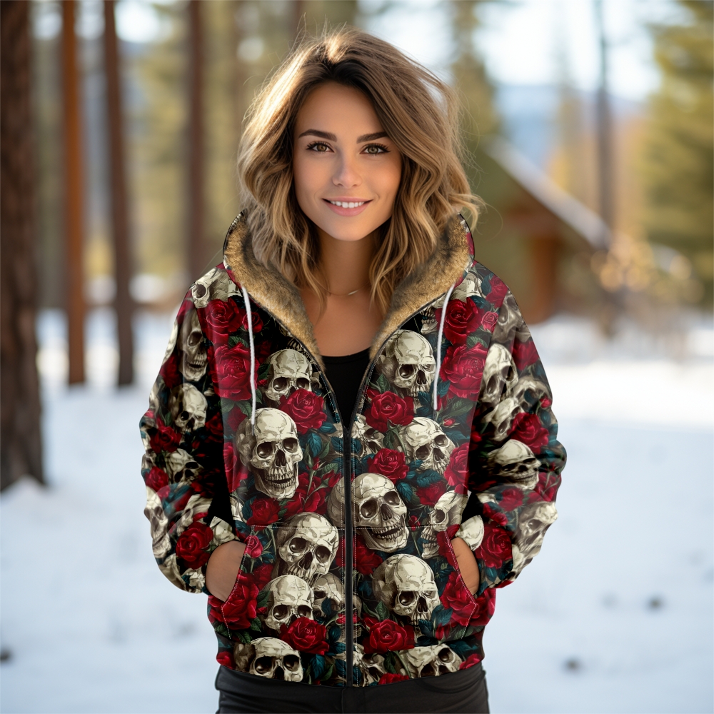 Y2K Gothic Women's Hoodie Hear - Women'S Fashion Zip Hoodie ulasan dan harga