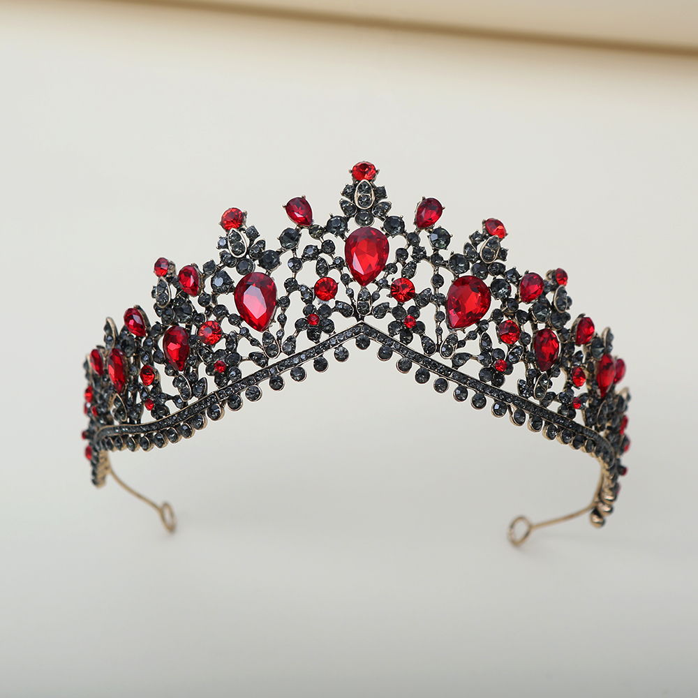 Dark Ruby Black Diamond Crown  - Women Fashion Style ulasan dan harga