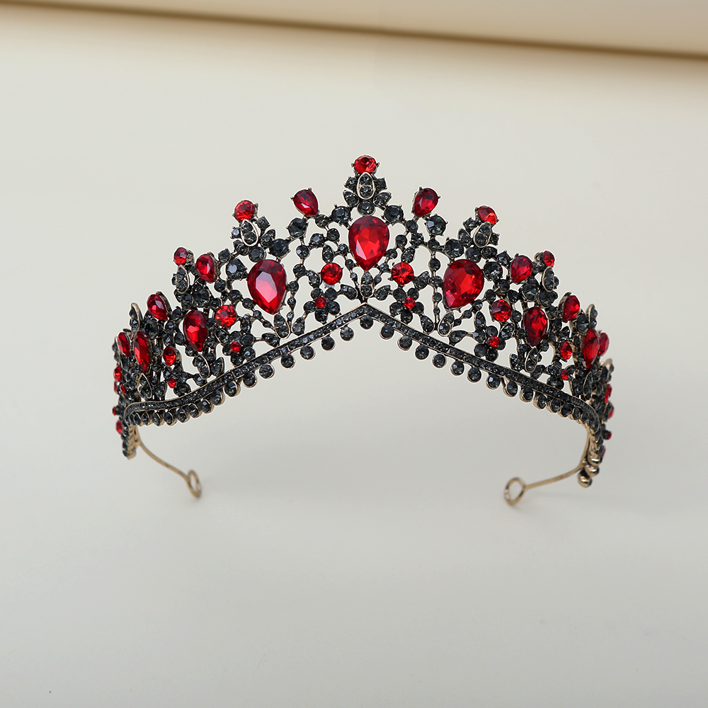 Dark Ruby Black Diamond Crown  - Women Fashion Style ulasan dan harga