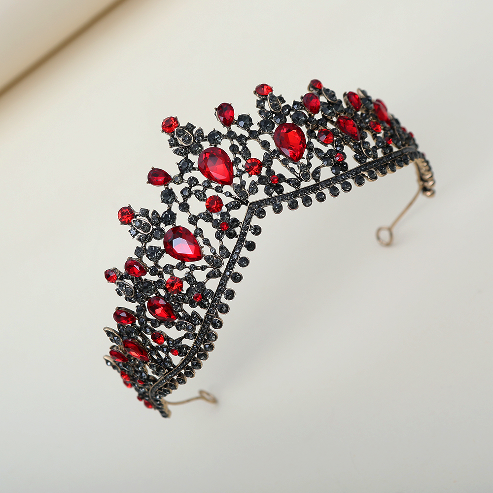 Dark Ruby Black Diamond Crown  - Women Fashion Style ulasan dan harga